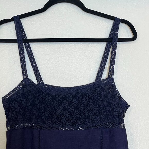 Chloé Women's Lace Detail Jacket & Dress Set Navy Blue 100%‎ Wool Size 42 - Picture 8 of 12